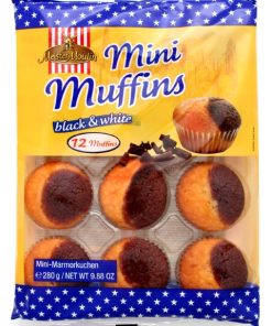 Mini muffins black & white 12 pcs. 280g