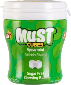 Gum S/F Spearmint Cubes 2Oz Elite