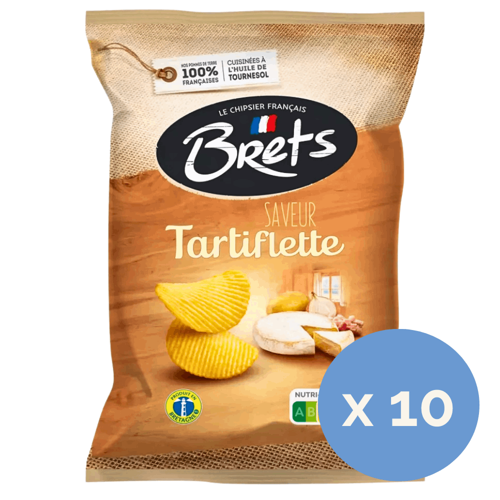 Brets Tartiflette Crisps 125g x 10 - Image 2