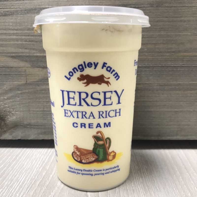 Longley Jersey Double Cream – 6 x 250ml