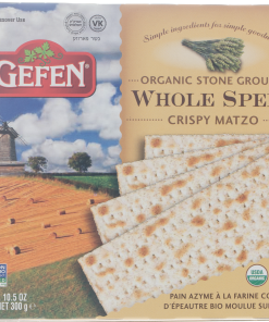 Matzo Organic Spelt 10.5 Oz Gefen