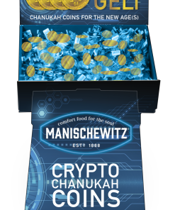 Chocolate Coins Crypto Gelt Display 576Ct Mani