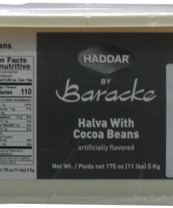 Halvah With Cocoa Beans Bulk 11Lb Haddar