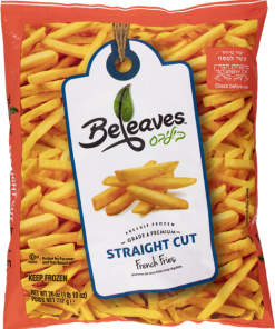 Fries Potato Straight Cut 26Oz Beleaves (P)