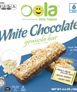 Granola Bar White Chocolate 6.6Oz Oola