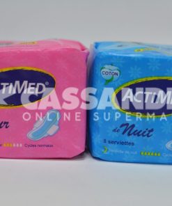 Actimed Sanitary Pads with Wings Combo Pack Day and Night