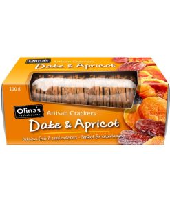 Olinas Seeded Toast Fig & Almonds -100g (Order per case size of 12 units only)