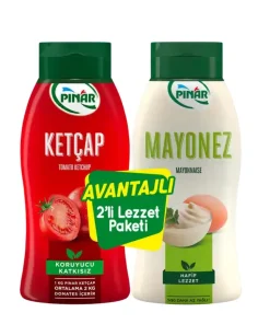 PINAR Ketchup 600 gr + Mayonnaise 500 gr 2 pcs
