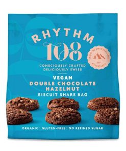 Rhythm 108 Organic Double Chocolate Hazelnut Biscuits 135g