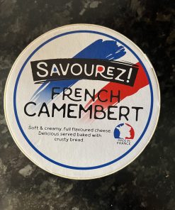 French Pasteurised Camembert SAVOUREZ  250g (12)