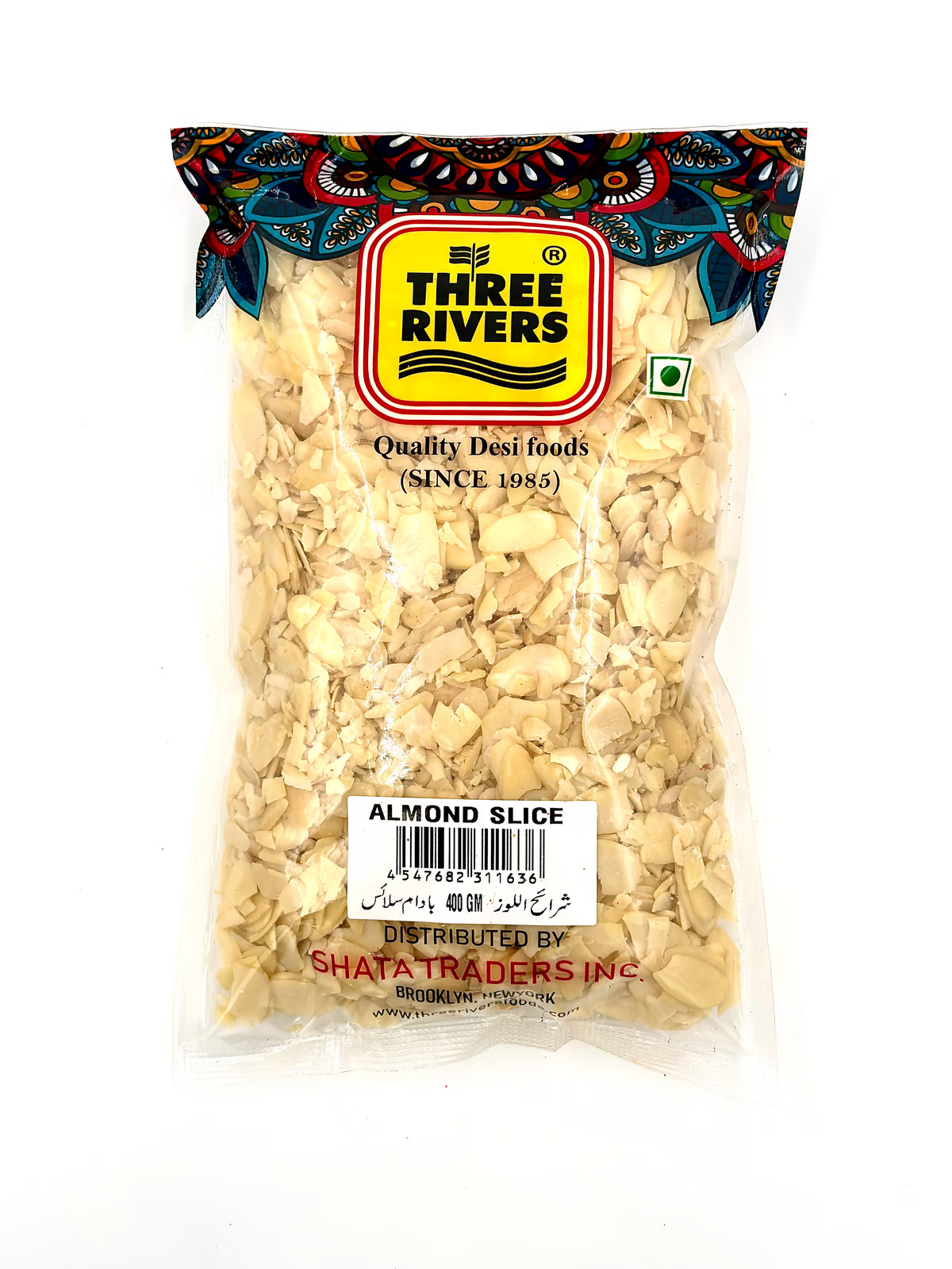 Three Rivers Almond Sliced 400 gm - Image 2