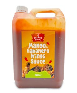 Blazing Mango & Habanero Wings Sauce (5kg) – 4 Bottles