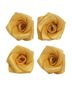 Gold Roses Medium Pack of 4