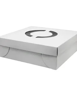 Cake Box Base & Lid with Window Corrugated 16 Inch
