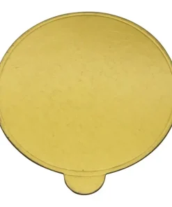 80mm Gold Thin Round Cake Board