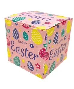 Pink Happy Easter Box Pack of 6