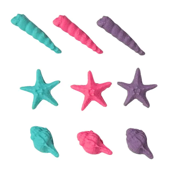 Bright Mini Seashells Pack of 9