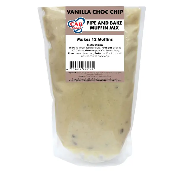Vanilla Chocolate Chip Muffin Mix 850 g - Image 2