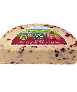 Hawes Wensleydale & Cranberries – MLFC Retail Packs 8 x 160g Approx