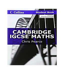 Cambridge IGCSE Maths Student Book (Collins IGCSE Maths)