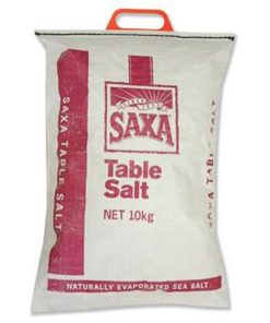 SAXA TABLE SALT 10KG
