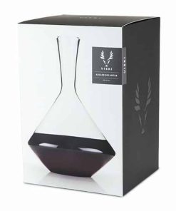 VISKI ANGLED CRYSTAL DECANTER
