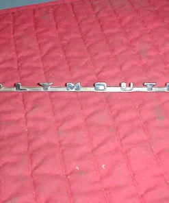 NOS Mopar Glove Box Nameplate 1949 Thru 1952 Plymouth