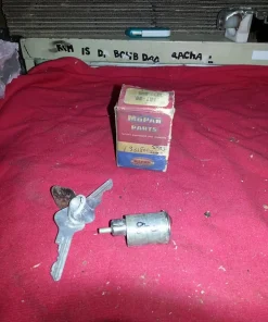 NOS Mopar Deck Lid Lock Cylinder And Key 1950 DeSoto Early Models