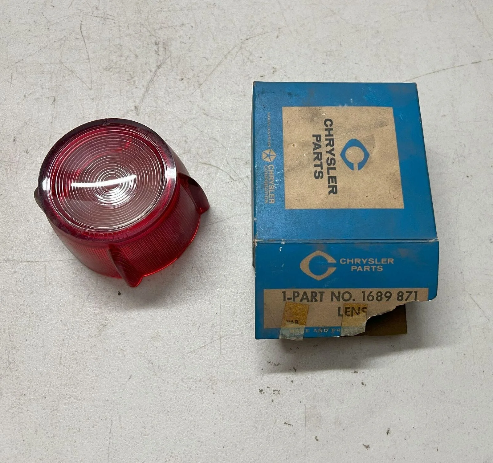 NOS Mopar Back Up Lens 1957 Dodge Models