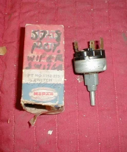 NOS Mopar Wiper Switch 1957-8 Plymouth Single Speed
