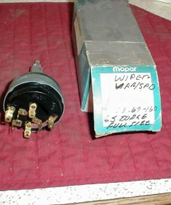 NOS Mopar Variable Speed Wiper Switch 1965 Dodge Polara & Monaco