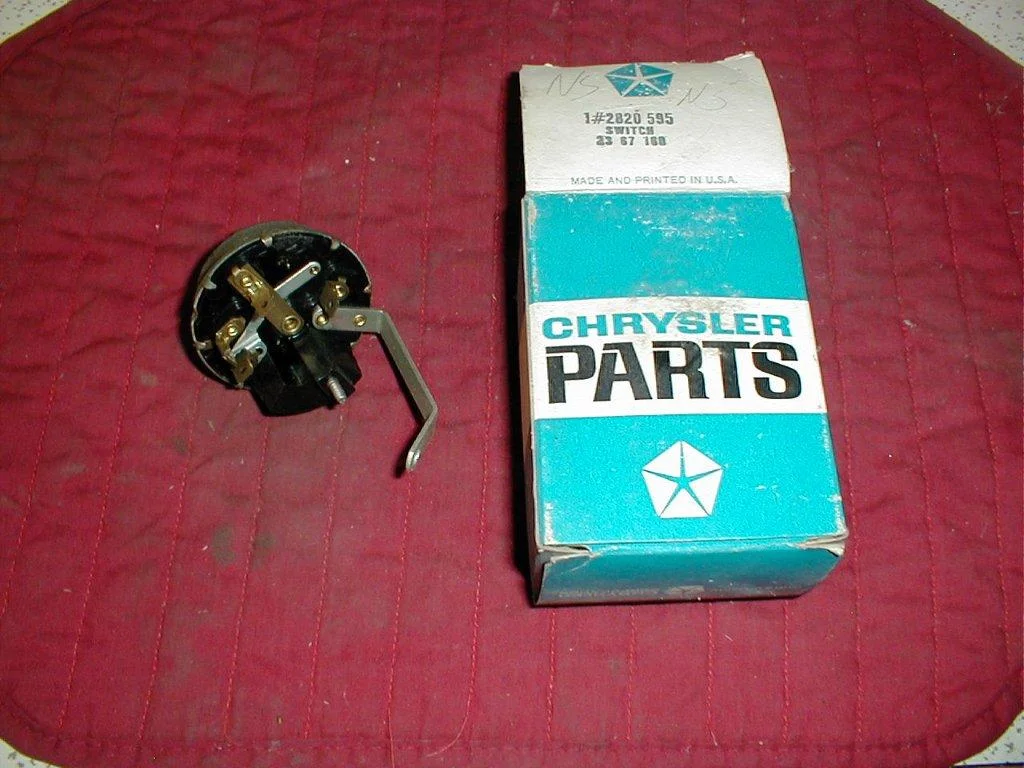 NOS Mopar Variable Speed Wiper Switch 1966 Plymouth Fury Sport Fury - Image 2