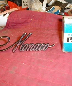 NOS Mopar Grille Nameplate 1969 Dodge Monaco & Monaco 500