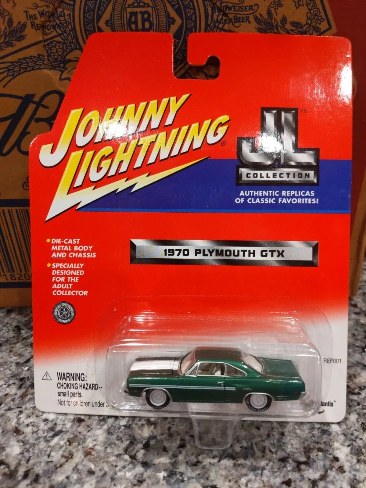 NOS Johnny Lightning 1970 Plymouth GTX 1/64 JL Collection Series Green - Image 2