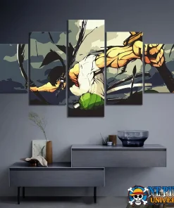 Anime Roronoa Zoro Canvas Wall Decor 5 Panels New
